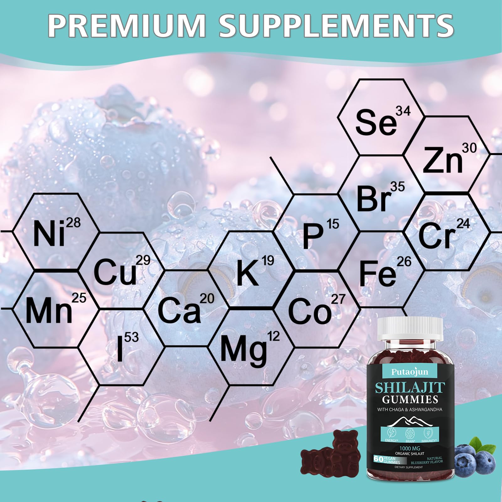 Putaojun Shilajit Gummies nutritional information