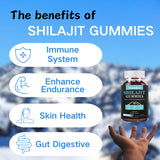 Putaojun Shilajit Gummies on a wooden table