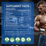 PWERD Creatine Monohydrate Gummies 5000 mg blueberry flavour