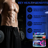 PWERD Creatine Monohydrate Gummies 5000 mg bottle with cap