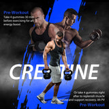 PWERD Creatine Monohydrate Gummies 5000 mg gummies close-up