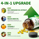 PWERD Organic Oregano Oil Softgels nutritional information