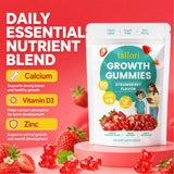 Pwkvsn Tallori Growth Gummies side view with nutritional information