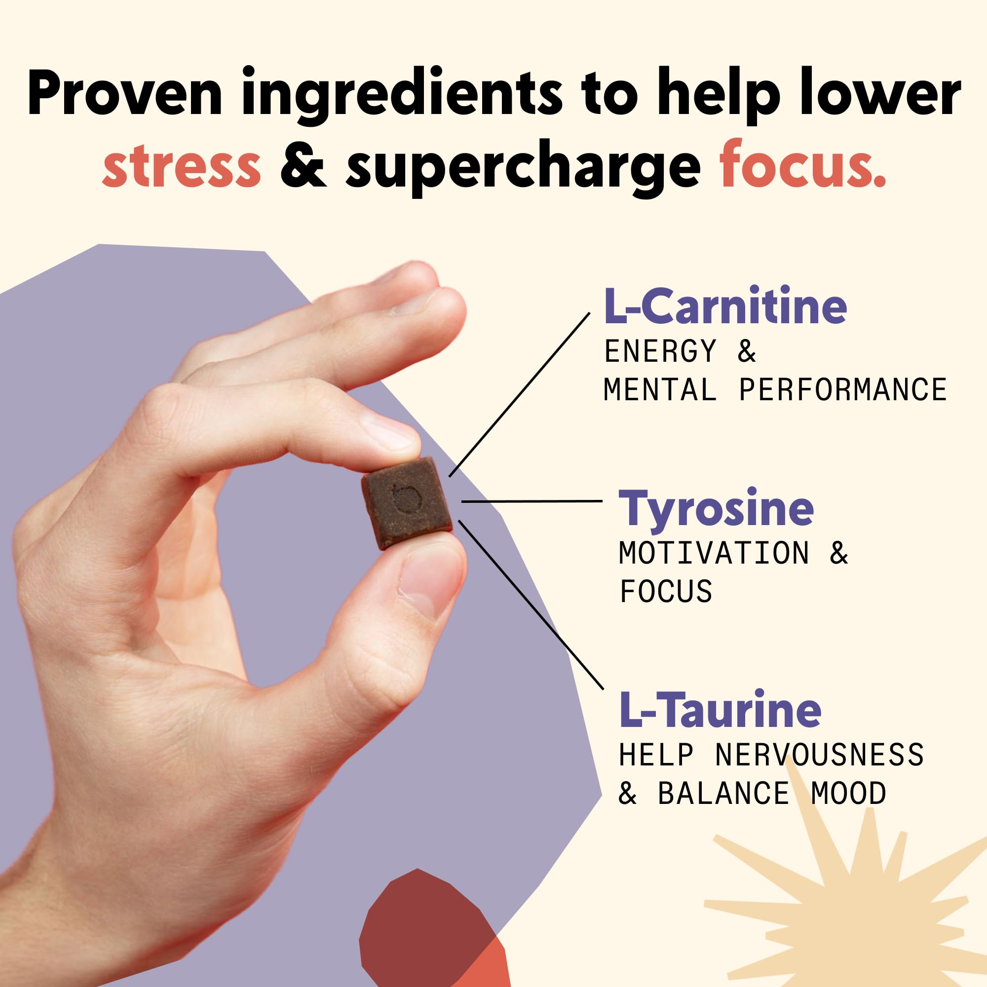 PYM Health Attention Chews with nutritional information