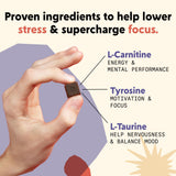 PYM Health Attention Chews with nutritional information