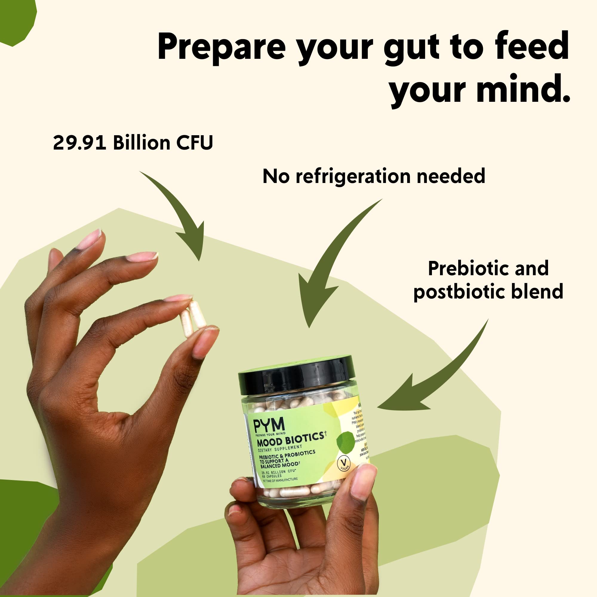 PYM Health Mood Biotics nutritional information