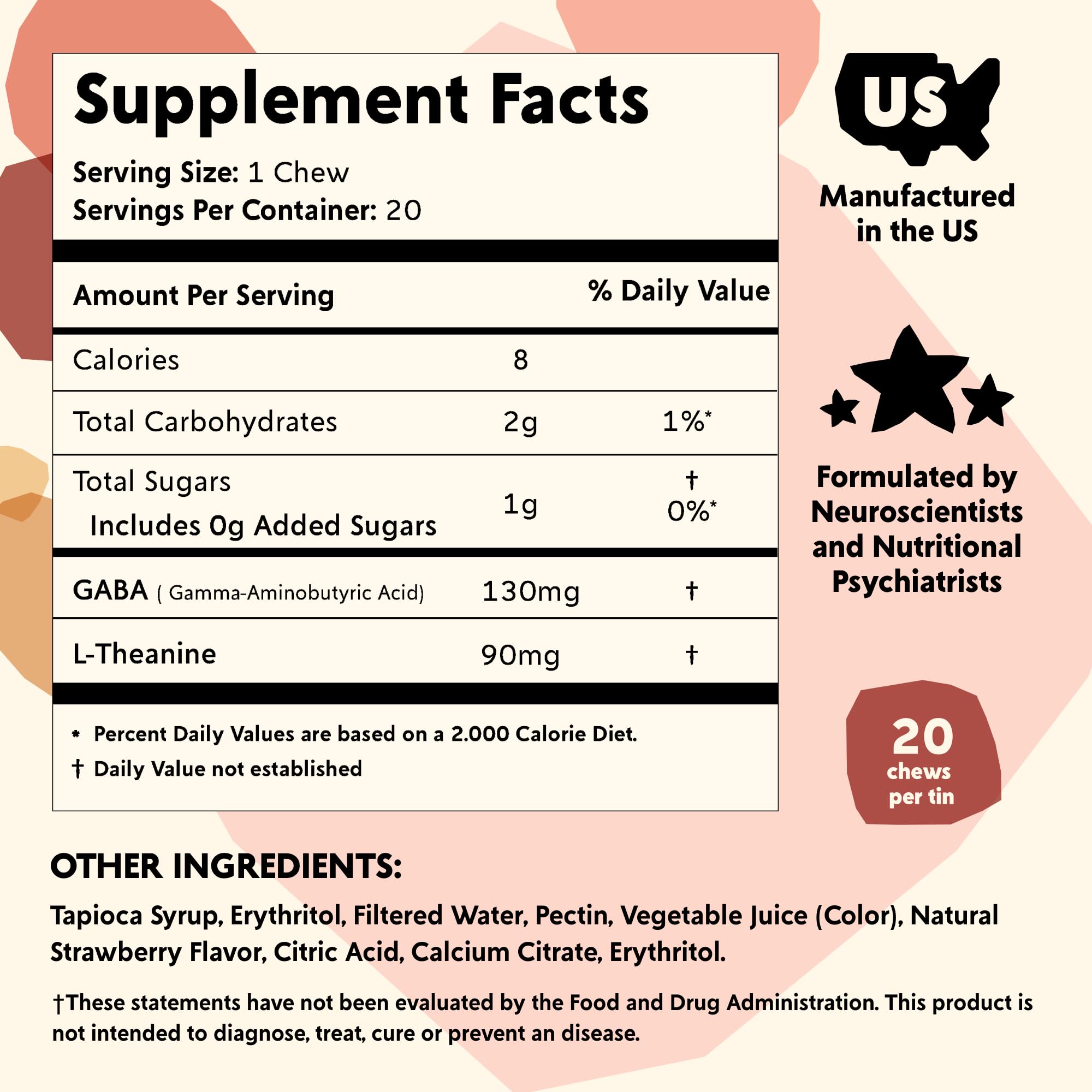 PYM Health Mood Chews 365g gummies close-up