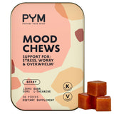PYM Health Mood Chews 90g front view with packaging