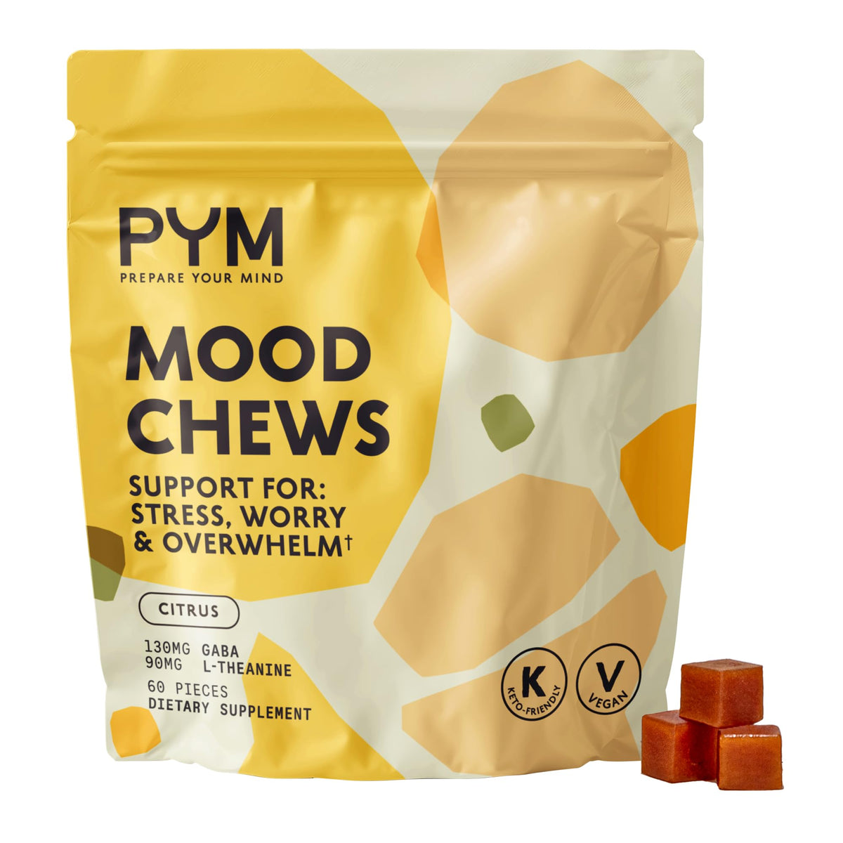 PYM Health Mood Chews front view packaging