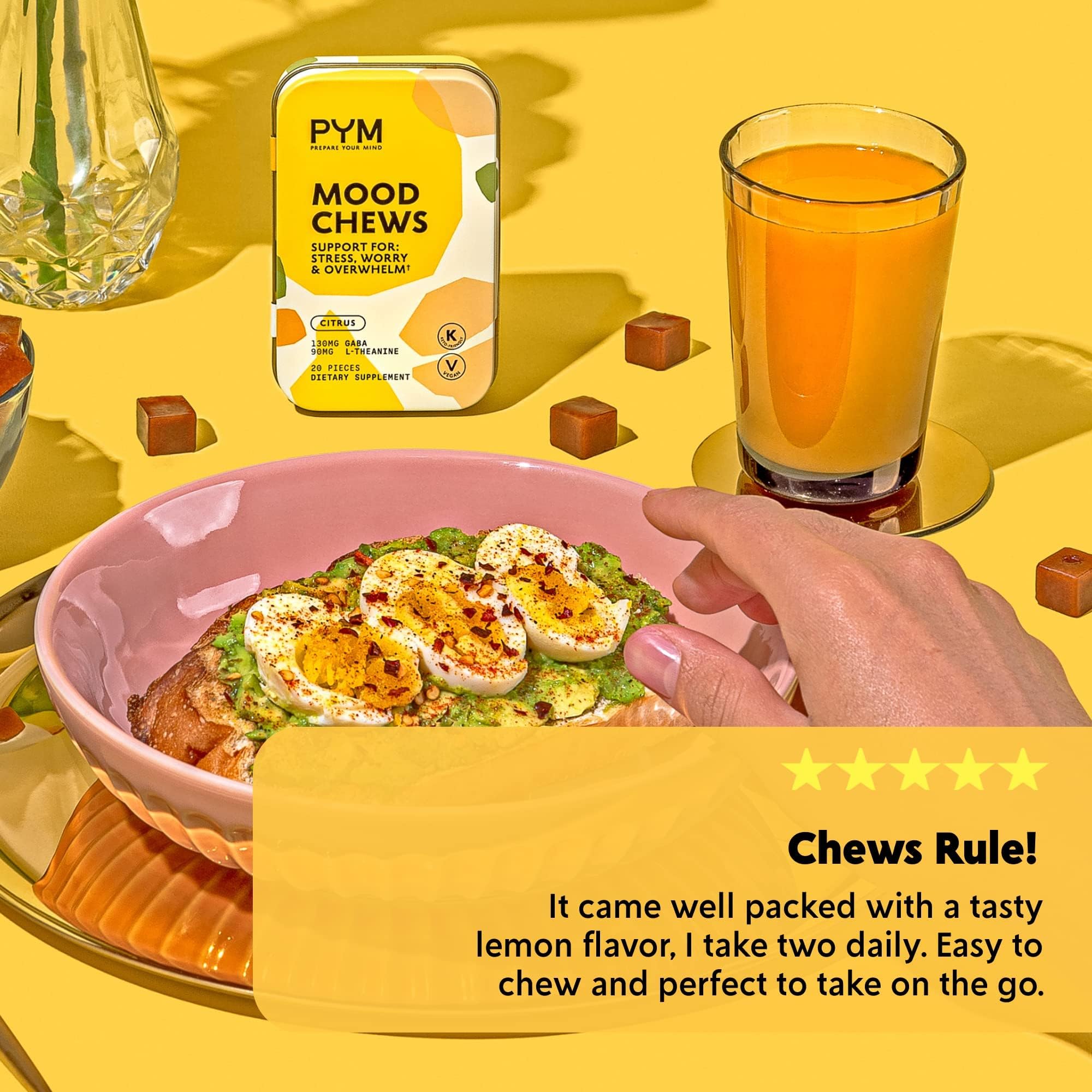 PYM Health Mood Chews nutritional information