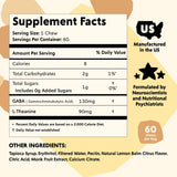 PYM Health Mood Chews side view with nutritional information