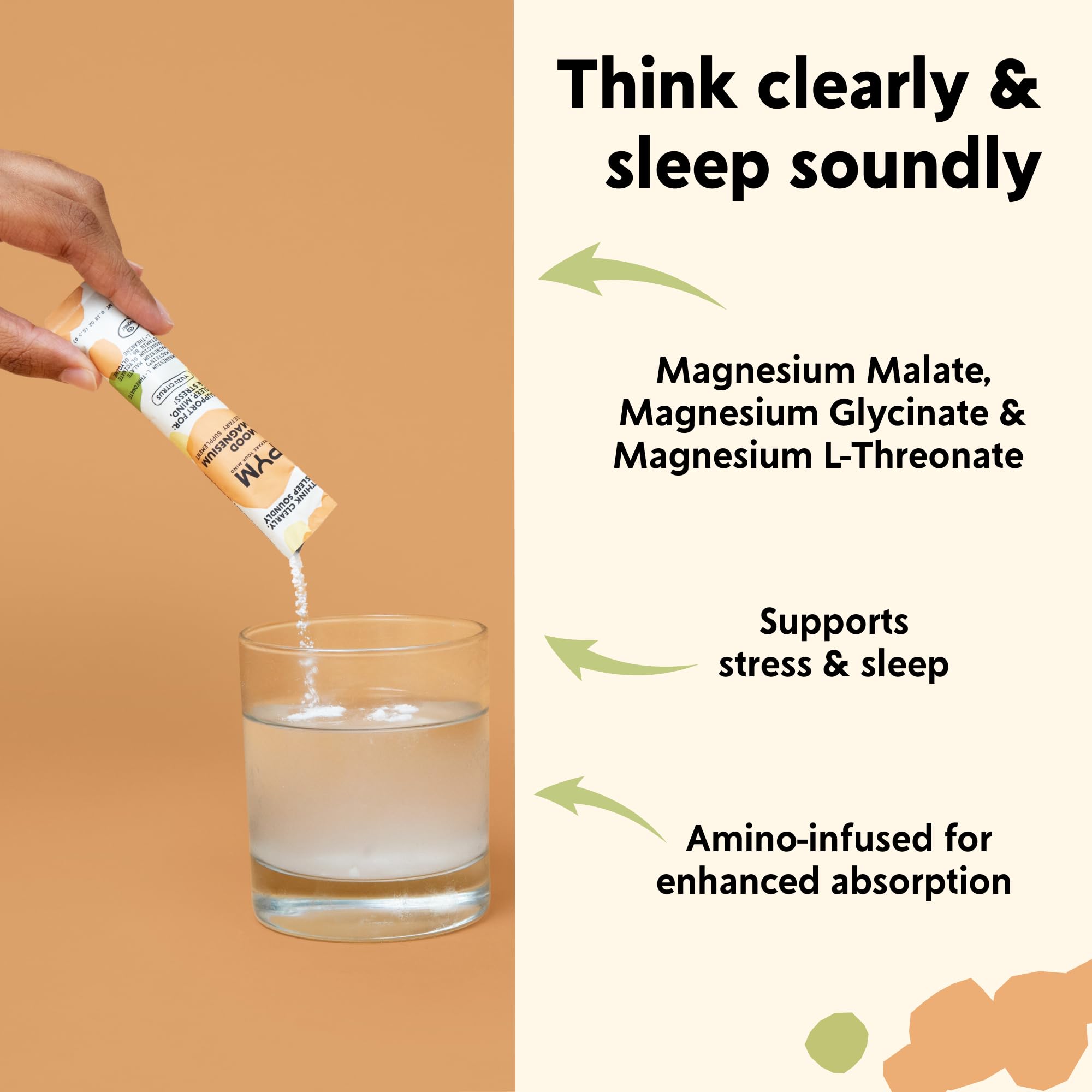 PYM Health Mood Magnesium Powder ingredients list