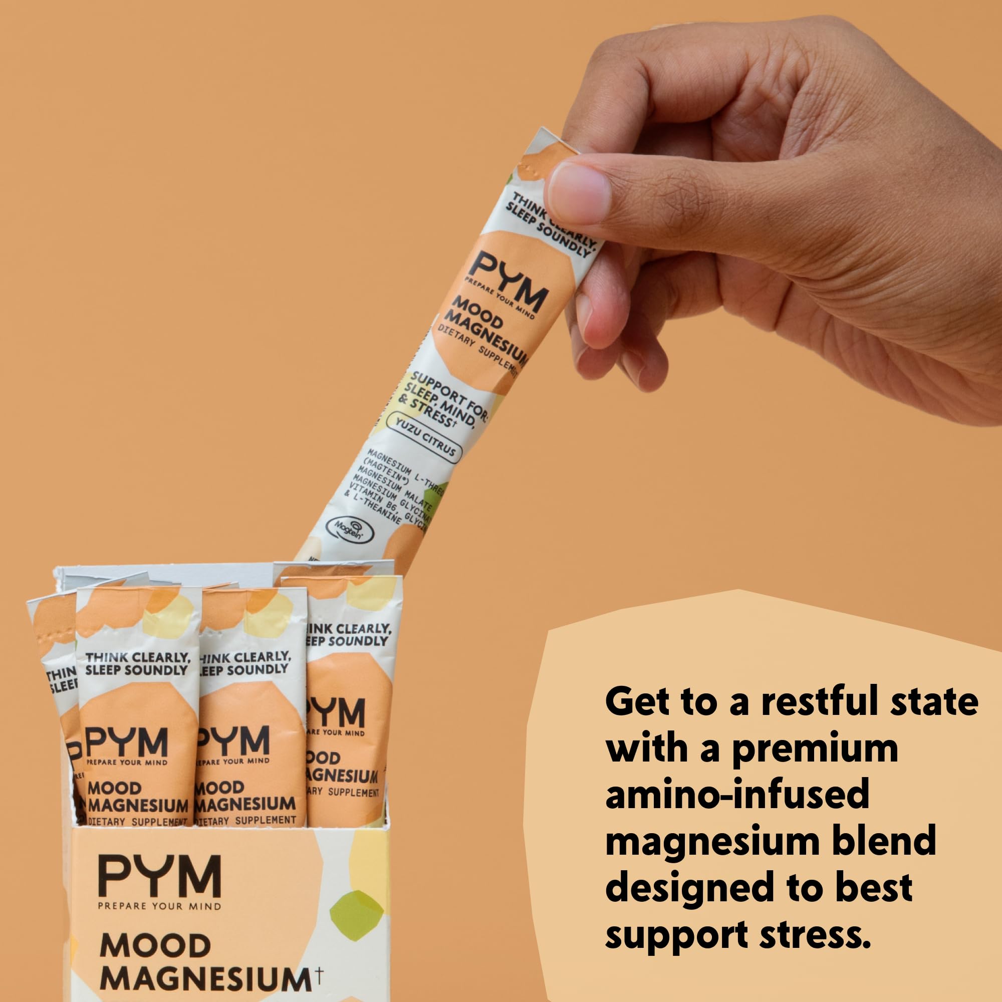 PYM Health Mood Magnesium Powder yuzu drink mix