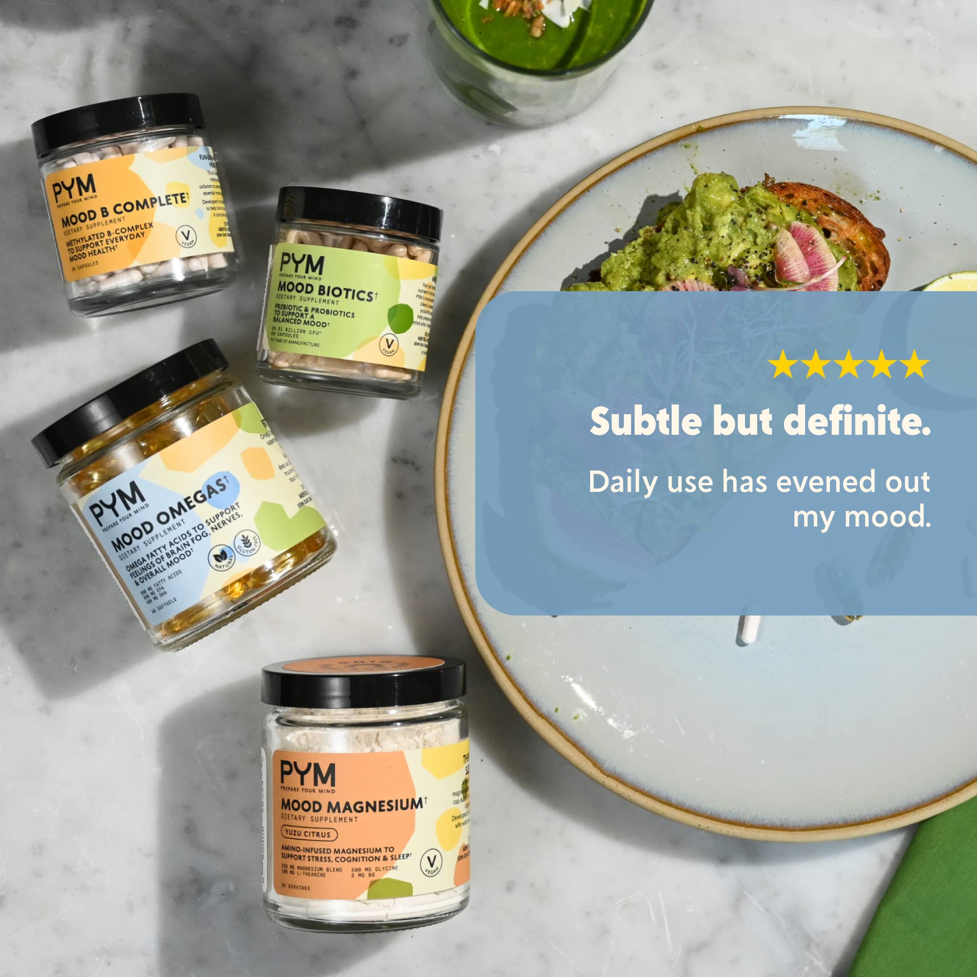 PYM Health Mood Omegas nutritional information