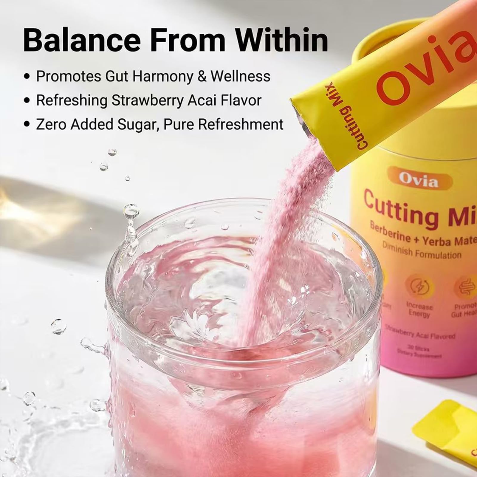 PynkLily Multivitamin Powder container side view