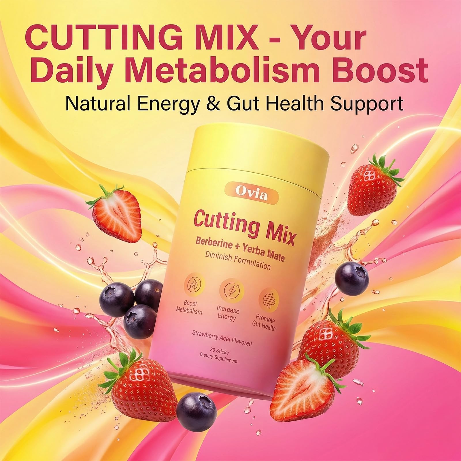 PynkLily Multivitamin Powder nutritional information on the back