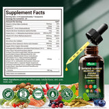 Pyrrolift Thyroid Extract Liquid Drops 120g back view with ingredients