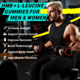 PYUNAFIT HMB Leucine Gummies on a wooden table