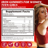 Q'ankyaq Gentle Iron Gummies strawberry flavour close-up