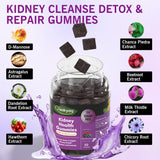 Q'ankyaq Kidney Health Gummies on a wooden table