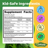 Q'ankyaq Kids Broccoli Sprout Extract Liquid lifestyle image with kids