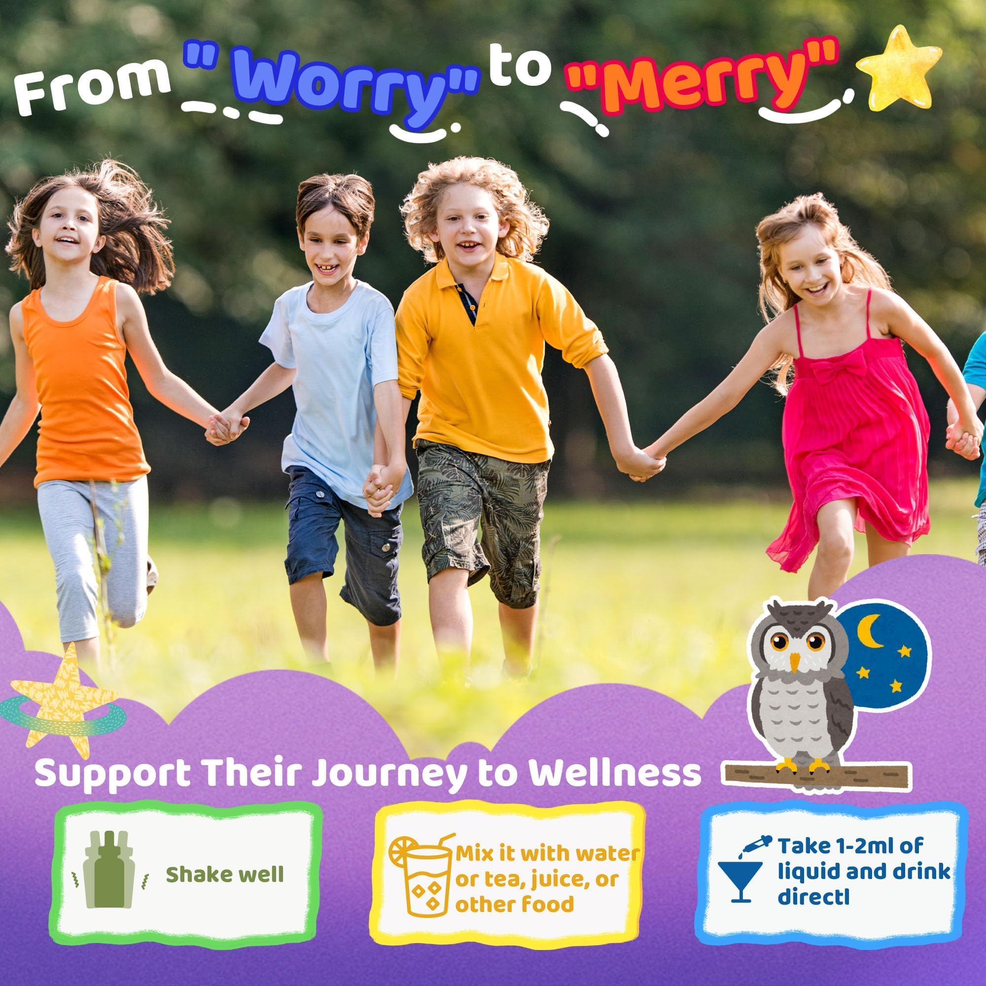 Q'ankyaq Magnesium Drops for Kids 59g natural cranberry flavour