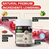 Q'ankyaq Red Yeast Rice Gummies on a desk