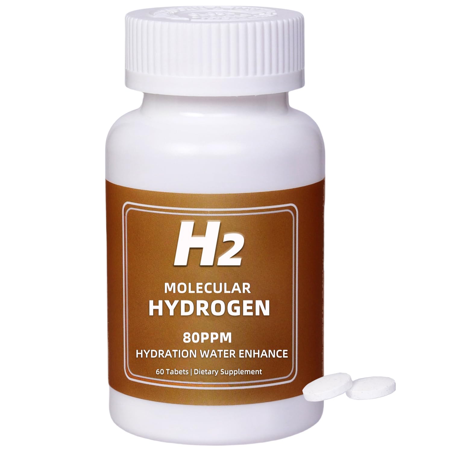 Qanbokey Hydrogen Water Tablets front view with packaging