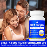 QANLOI DHEA Supplement 200mg bottle with measuring spoon