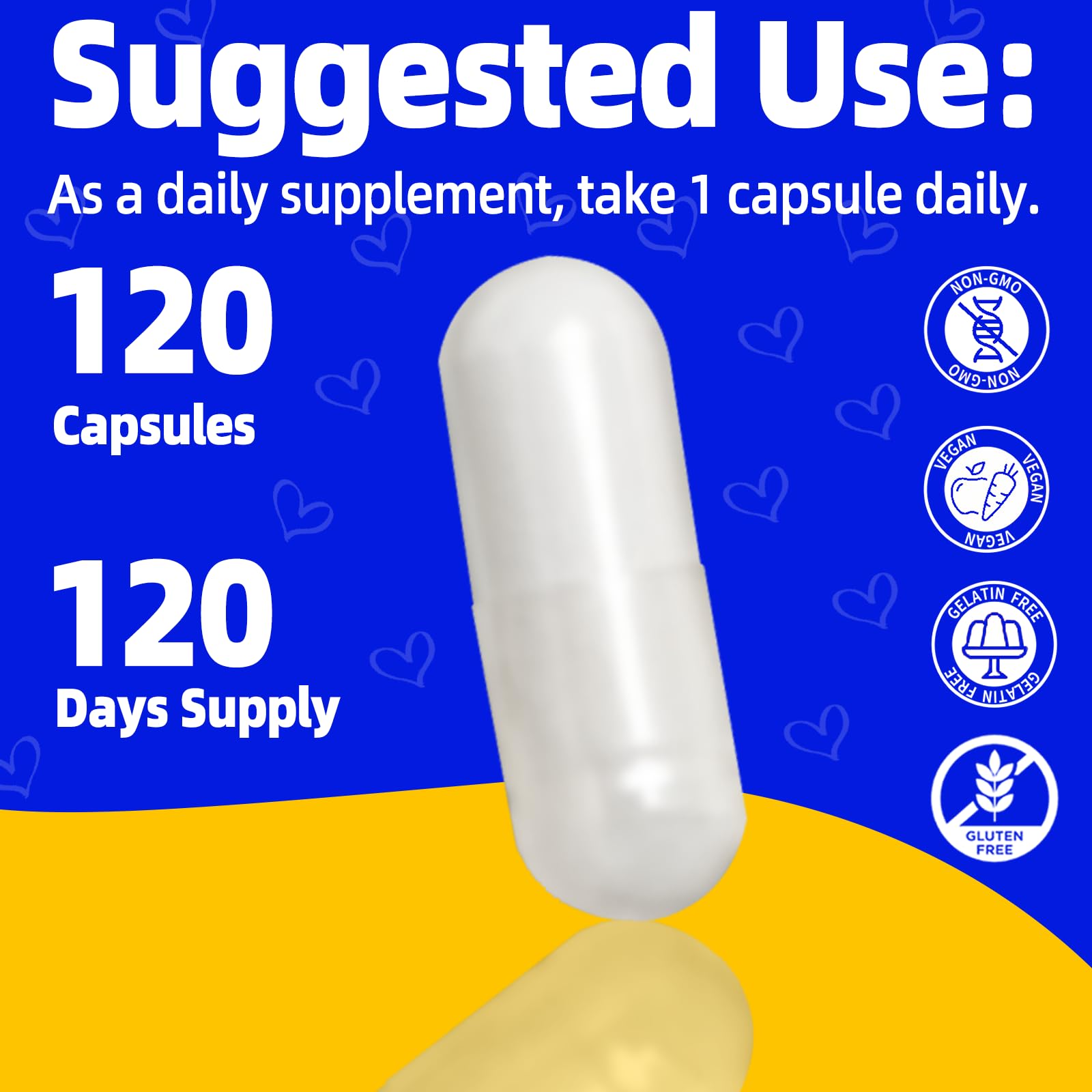 QANLOI DHEA Supplement 200mg capsules in a hand