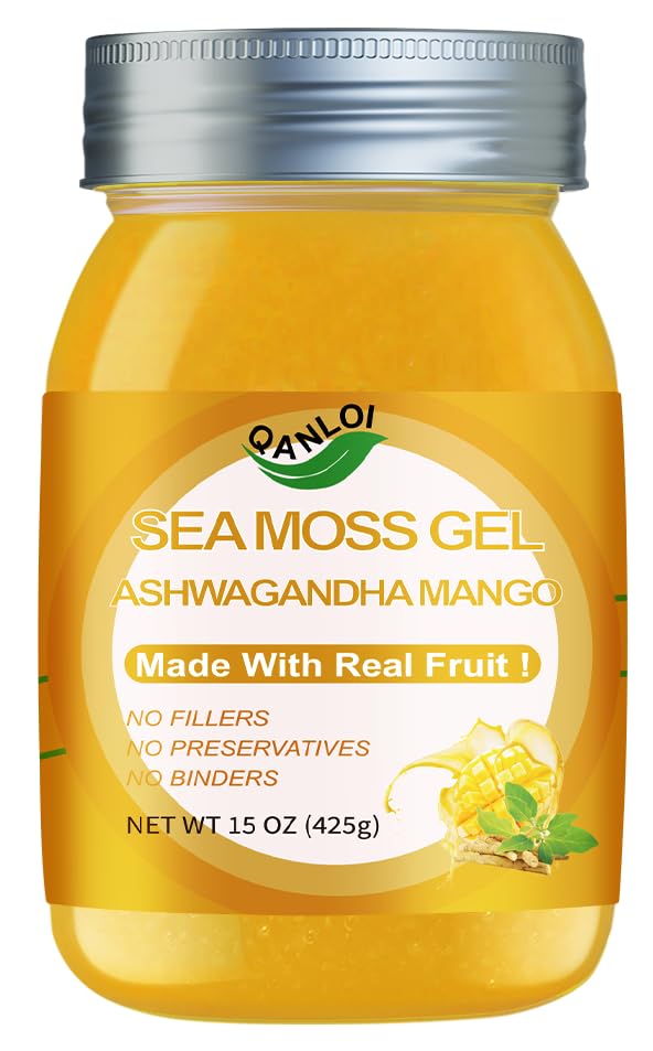 QANLOI Sea Moss Gel 671g front view with packaging