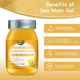 QANLOI Sea Moss Gel 671g lifestyle scene in kitchen