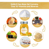 QANLOI Sea Moss Gel 671g with fresh fruits