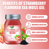 QANLOI Strawberry Sea Moss Gel packaging side view
