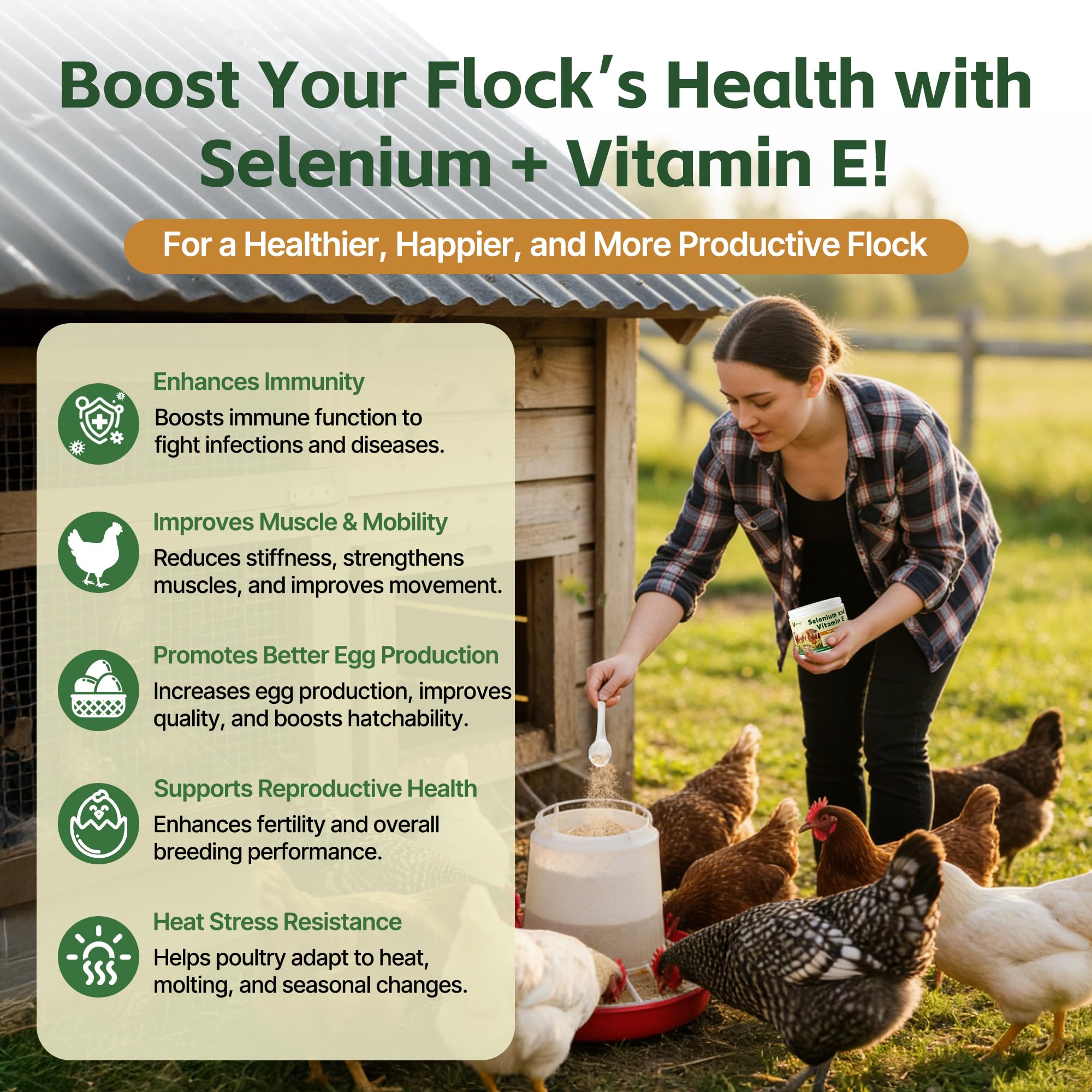 Qanoreth Vitamin E & Selenium Supplement 331g packaging