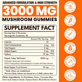 Qazwer Turkey Tail Mushroom Gummies mixed berries flavour close-up
