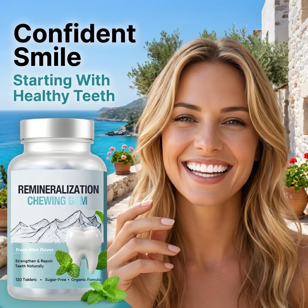 QDXHAYC Remineralizing Gum in a travel bag