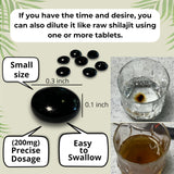 QG group Shilajit Tablets 200mg side view
