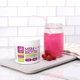 Qhemet Biologics MSM + Biotin Hair Nutrients Blend nutritional information