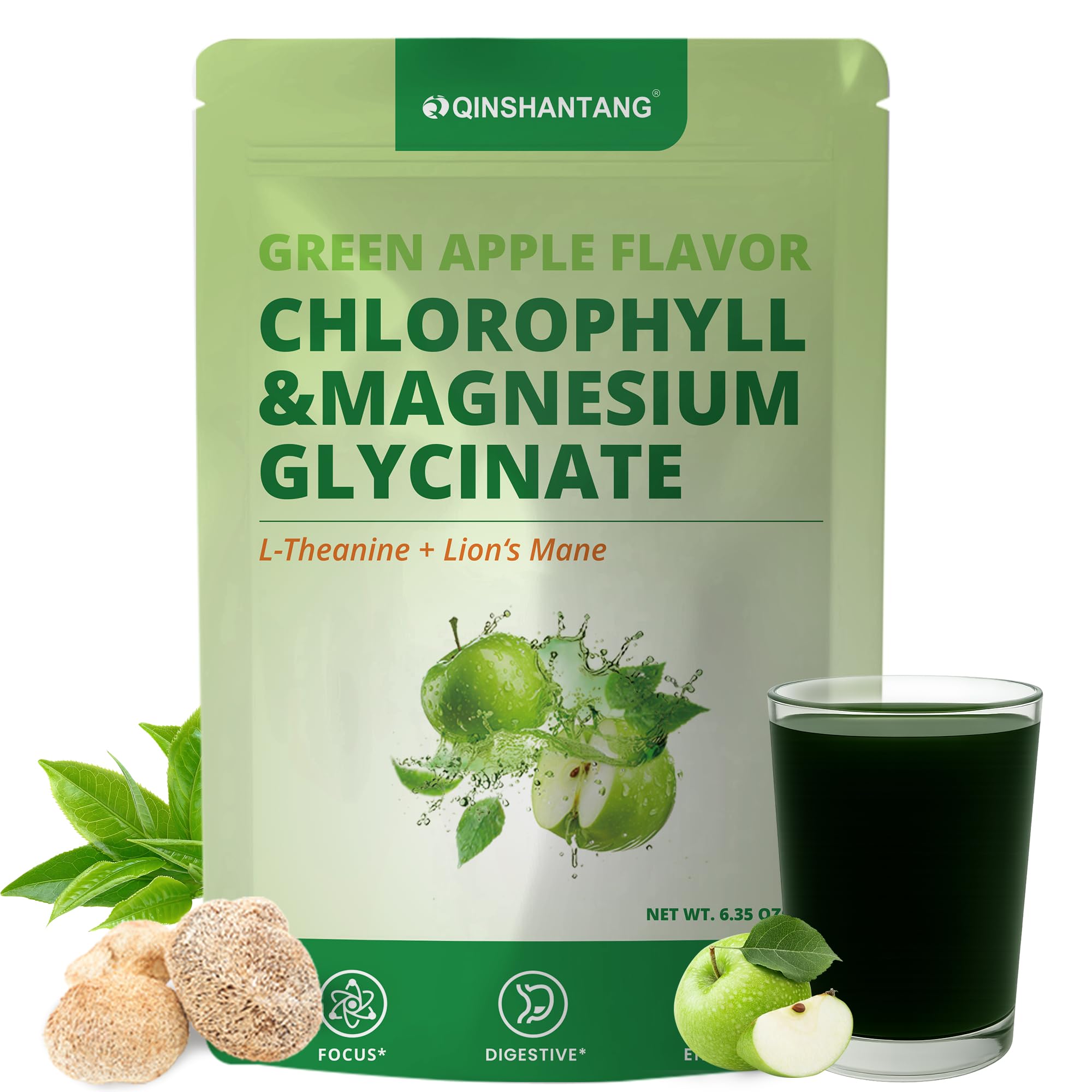 QIN SHAN TANG Green Apple Drink Mix 400g front view