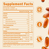 QIN SHAN TANG Saw Palmetto Pumpkin Seed Oil softgels close-up