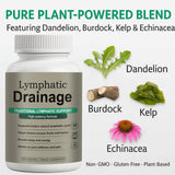 Qiuumey Herbal Lymphatic Support Supplement lifestyle scene on kitchen counter
