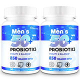 QIVERNAMY Men's 50+ Vitality & Balance Probiotic bottle front view