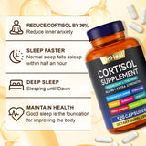 Qsbon Sleep Supplement Capsules back view with ingredient list
