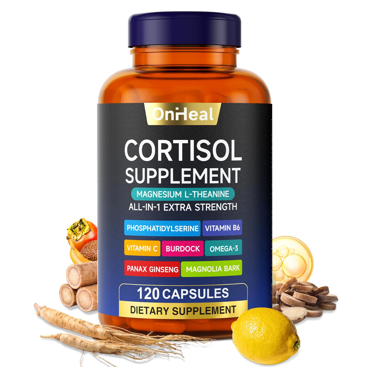 Qsbon Sleep Supplement Capsules front view with packaging