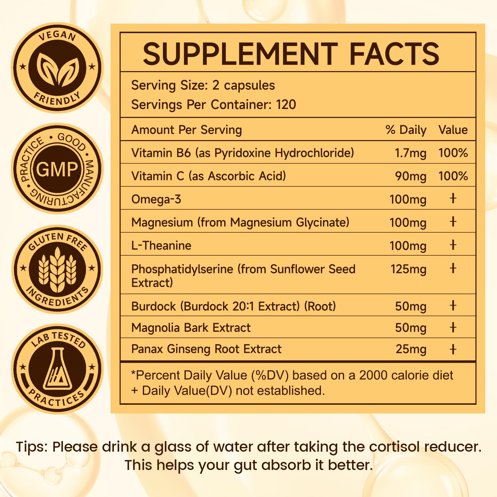Qsbon Sleep Supplement Capsules opened bottle with capsules visible