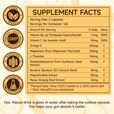 Qsbon Sleep Supplement Capsules opened bottle with capsules visible