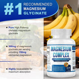 QSQSRUCH Magnesium Complex 500mg back view of packaging