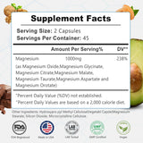 QSQSRUCH Magnesium Complex 500mg capsule close-up