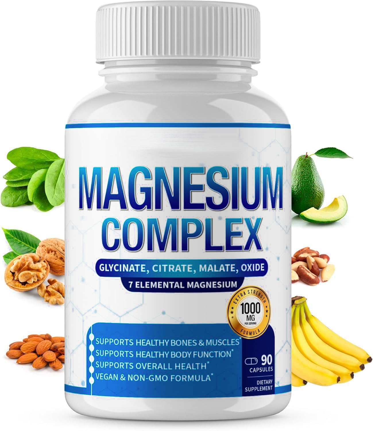 QSQSRUCH Magnesium Complex 500mg front view of packaging